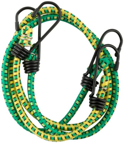 Ремни багажные резиновые, стальные крючки 7х600 мм 2 шт фото 1