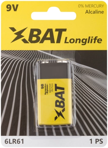 Батарейка щелочная 9 В тип Крона 1шт фото 3