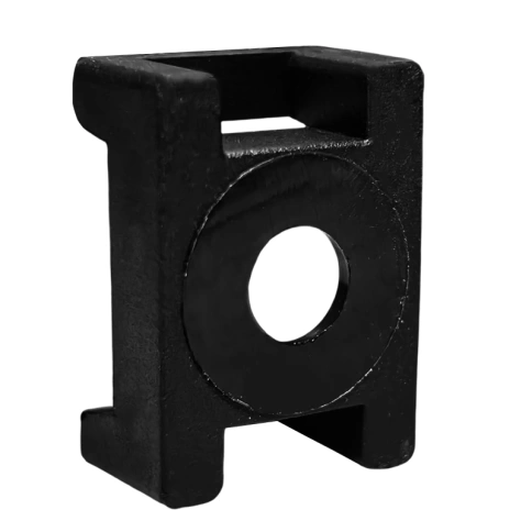 Площадка для хомута усиленная 16х23 мм, черная фото 2