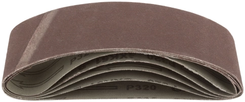 Ленты шлифовальные бесконечные, водостойкие, тканевая основа, 75 х, 5 шт. Р 320 фото 2