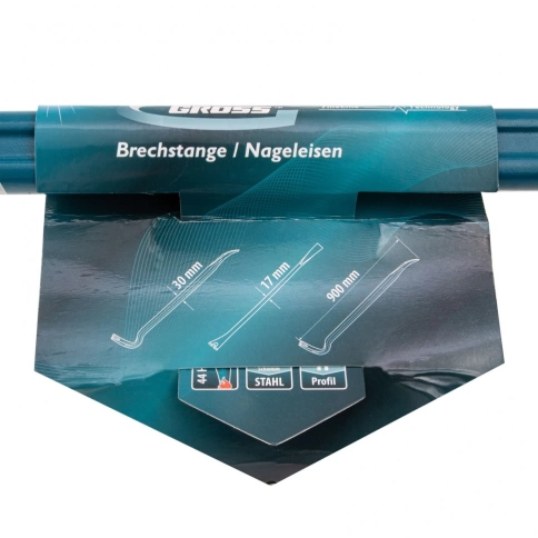 Лом-гвоздодер двутавровый профиль 900х30х17 мм Gross фото 6