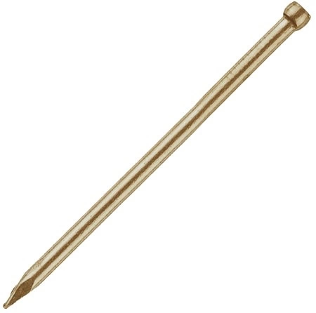 Гвозди 1,4х30 финишные латунь 500 гр. фото 1