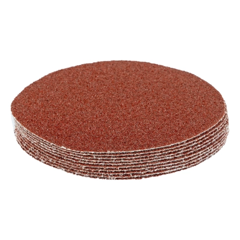 Круг абразивный на ворсовой основе под "липучку" 125 мм Р36 10 шт  Matrix  фото 1