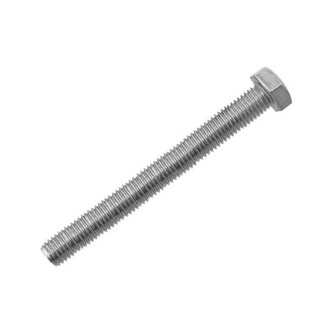 Болт 5х60 мм DIN 933 полная резьба, оцинкованный  фото 1