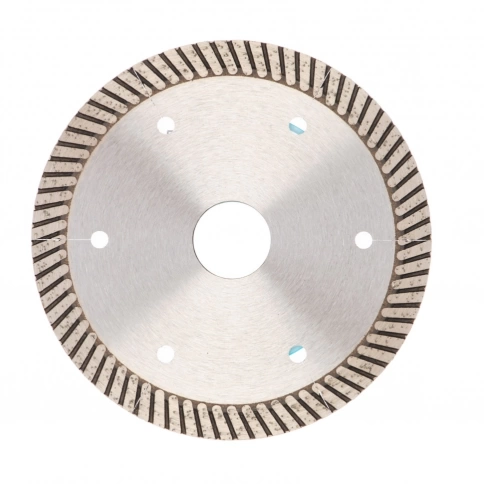 Диск алмазный турбо с лазерн.перфорац. сухое резание 115х22,2 мм Gross фото 2