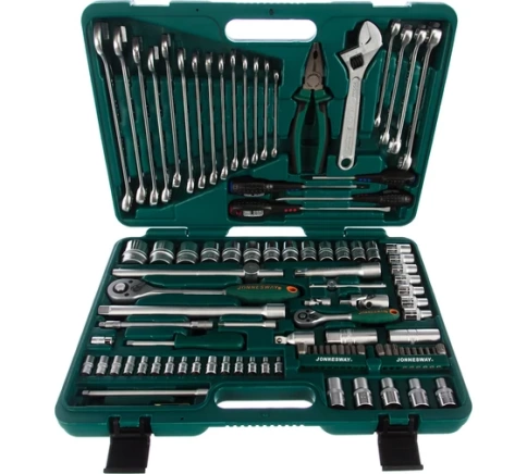 Набор инструментов 101предм. 1/2" 1/4" JONNESWAY фото 1