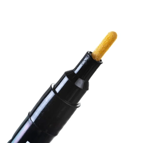 Маркер строительный 138х11 мм с жидким красящим составом, черный  фото 2