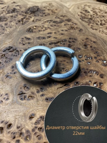 Шайба гровер пружинная оцинкованная М22 DIN127, 20 шт. фото 3