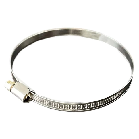 Хомут червячный 190-210/9 мм, нержавеющая сталь W2 фото 1