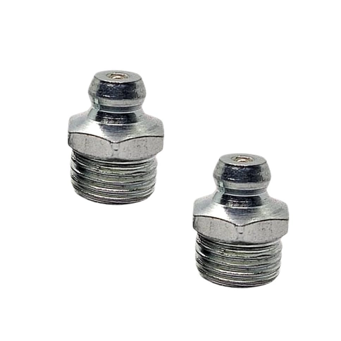 Пресс-масленка М8х1 DIN 71412 H1 прямая 180° оцинкованная, 100 шт. фото 3