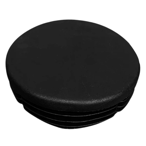 Заглушка для труб круглая d-40 мм, черная фото 1