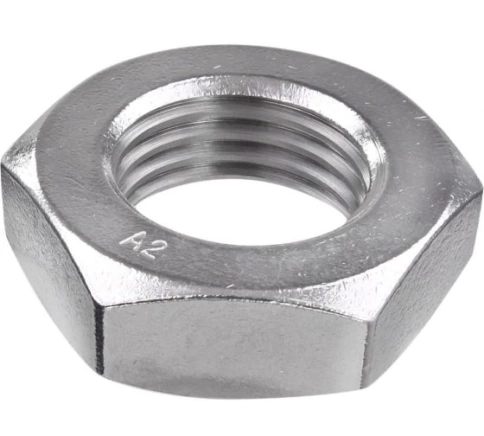 Гайка DIN934 (к.п.10 шаг резьбы 1,5 оцинкованная) фото 2