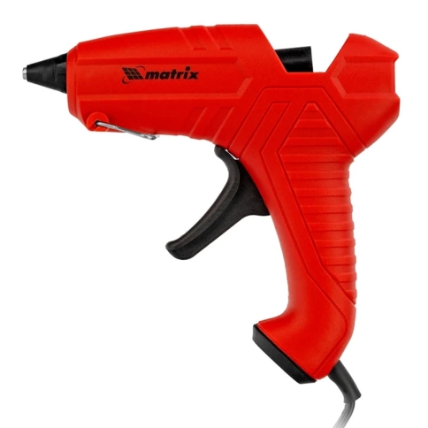 Пистолет клеевой 11 мм 40 (100) Вт 18 г/мин выключатель и индикатор напряжения Matrix фото 1