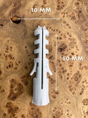 Дюбель распорный УСЫ 10х50, 50 шт фото 3