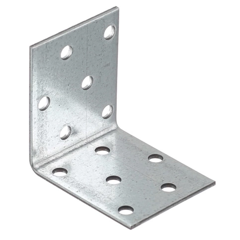 Крепежный равносторонний уголок 40х40х40 ОЦ, 10 шт. фото 5