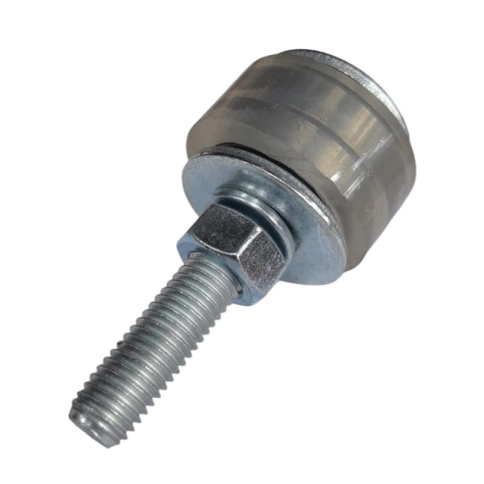 Ролик поддерживающий d45 мм Р1007 на болту М12, силикон фото 1