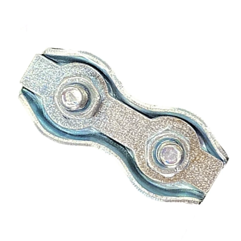 Соединитель троса двойной *4 оцинкованный DUPLEX фото 2