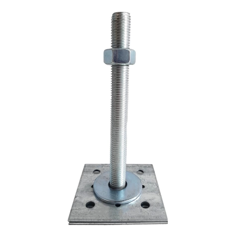 Анкер регулировочный по высоте 200х100х20 мм, оцинкованный фото 1