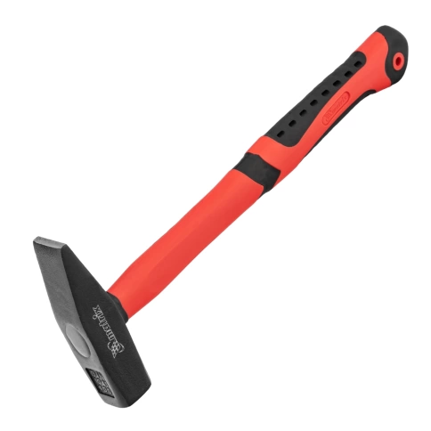 Молоток слесарный, фиберглассовая обрезиненная рукоятка 400 гр. Matrix фото 1