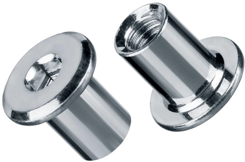 Мебельная гайка Эриксона М8 с плоской головкой, 10 шт. фото 6