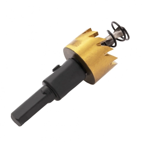 Коронка по металлу HSS нитридтитановое покрытие Denzel фото 2