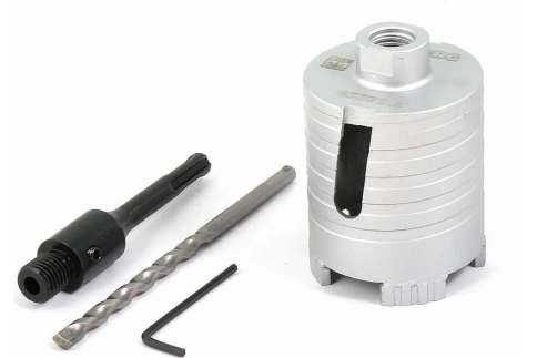 Коронка по бетону, алмазная, Hilberg Laser Five Teeht 72 мм фото 2