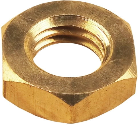Гайка низкая латунь DIN439 фото 1