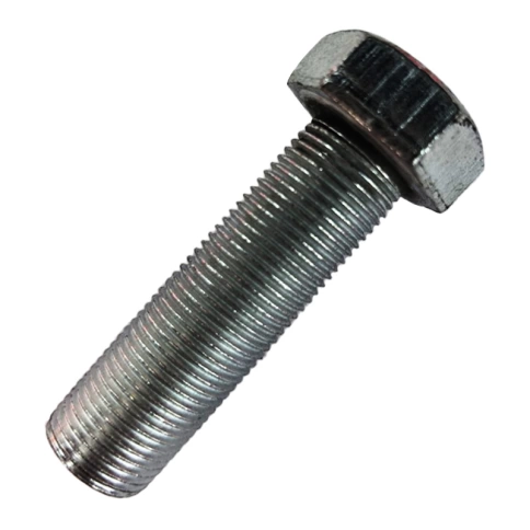 Болт М18х1,5х60 мм класс прочности 10.9 DIN 961, полная резьба, оцинкованный фото 1