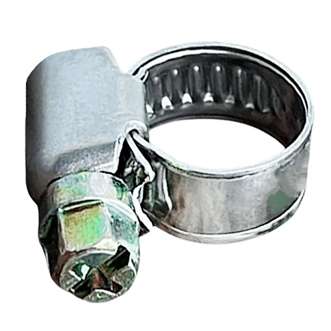 Хомут червячный 08-12/9 мм, нержавеющая сталь W2 фото 1