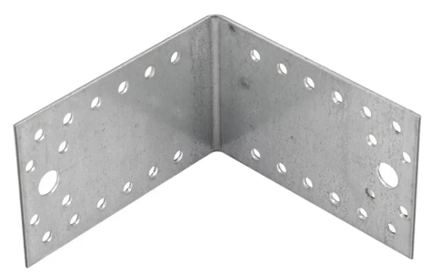 Крепежный уголок 105х105х65 мм, оцинкованный фото 1