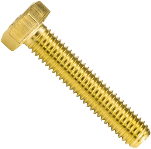 Болт латунный М8х40 DIN933,10 шт фото 5