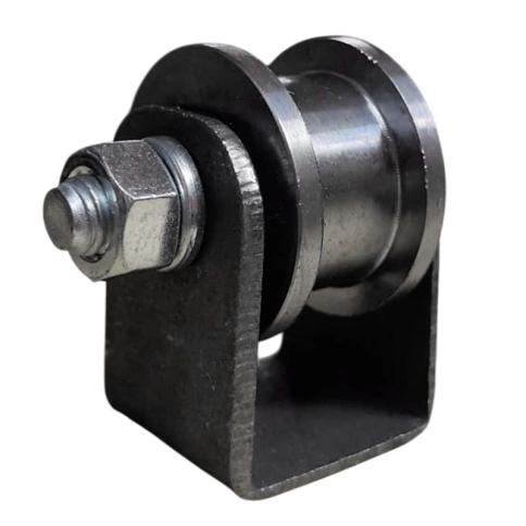 Ролик d50 мм Р3514 на платформе под трубу 1/2 d20 мм, металл фото 2