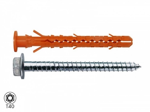 Дюбель фасадный 10х160 мм MBK-STB с бортиком, оцинкованный фото 1