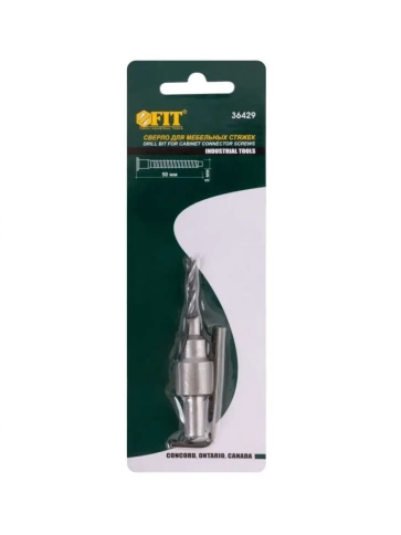 Сверло для меб.стяжек 4 мм с зенкером 6.5 мм для стяжки 5х50 фото 3