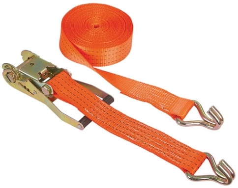 Ремень для крепления груза, храповый механизм 196 мм, лента 50 мм х 10 м, 2000/4000 кг фото 1