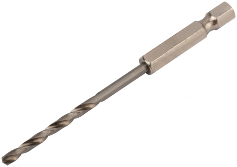 Сверло по металлу HSS полиров.U-хвостовик под биту 2,5 мм  фото 2