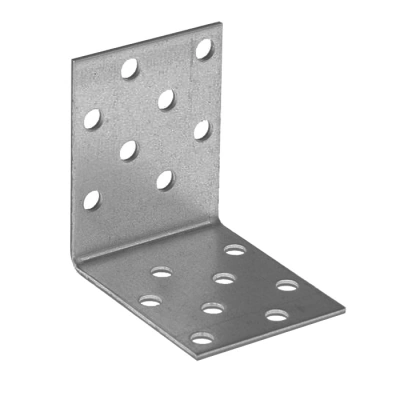 Крепежный равносторонний уголок 60х60х40 мм, оцинкованный фото 1