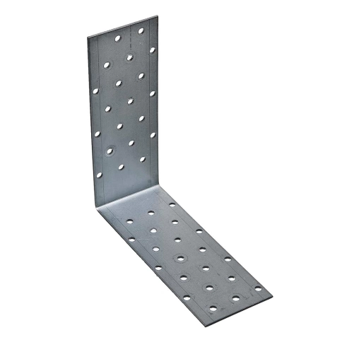 Крепежный равносторонний уголок 40х40х80 мм, оцинкованный фото 1