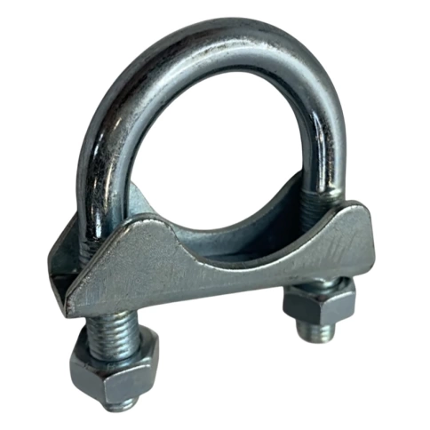 Хомут крепления глушителя 66,5 мм, оцинкованный фото 1