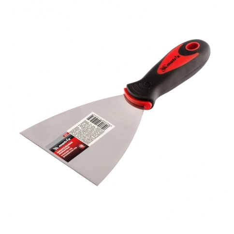 Шпательная лопатка из нерж.стали 100 мм двухкомп.ручка Matrix фото 1