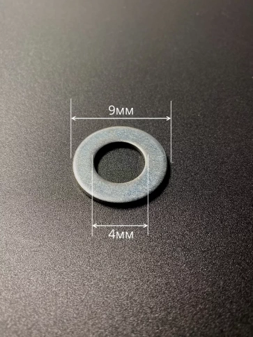 Шайба М4 оцинкованная DIN125, 8200 шт. в контейнере фото 2