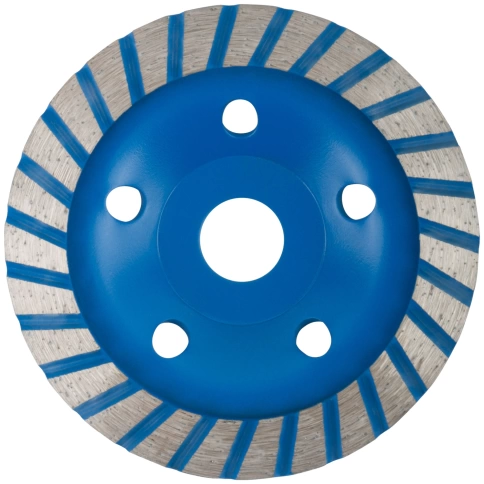 Диск шлифовальный алмазный, посадочн.д.22,2 мм, Турбо узкие сегменты 125мм фото 1