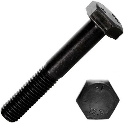 Болт М16х50 мм, DIN931, высокопрочный 12.9 , 10шт. фото 5