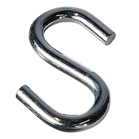 Крючок S-образный М4, оцинкованный фото 1