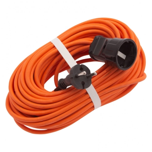 Удлинитель-шнур силовой, 20 м, 10А, 1 розетка, тип УХ10 Сибртех фото 1
