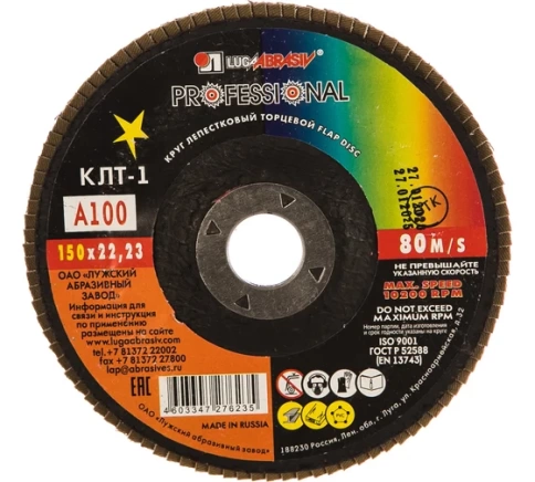 Круг лепестковый плоский A 100 КЛТ1 Луга фото 4