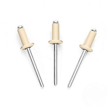 Заклепка вытяжная М3,2х8 алюминий RAL1014(бежевая),50 шт. фото 5