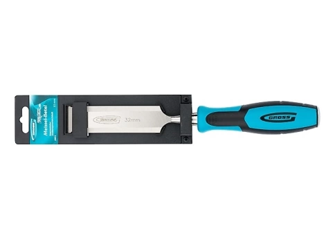 Долото-стамеска PIRANHA 32 мм, двухкомпонентная эргономичная рукоятка Gross фото 1