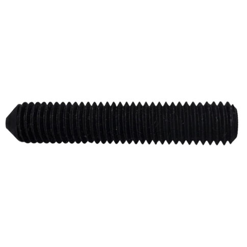 Винт установочный с внутр. шестигранником 10х35 мм, класс прочности 12.9 DIN 914 черный фото 1