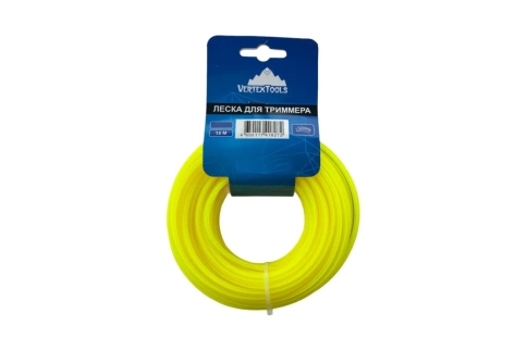 Леска для триммера звезда 2мм V 15м  VERTEX фото 1